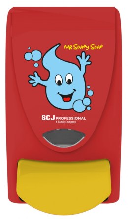 Dozownik do mydła w pianie DEB Mr Soapy, 1l, czerwony