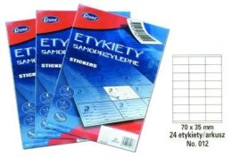 Etykiety samoprzylepne No. 012 70x35 mm GRAND 150-1039