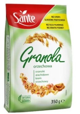 Granola orzeszki arachidowe krem orzechowy SANTE 350g