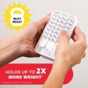 Haczyk COMMAND™ (17011FESIP), XL do ciężkich przedmiotów do 6,8kg, 1 haczyk + 3 paski, biały