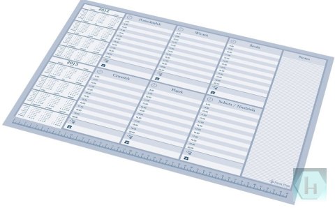 Kalendarz BIUWAR WKŁAD PLAN TYGODNIA 0318-0002-99 PANTA PLAST 2026/2027r.