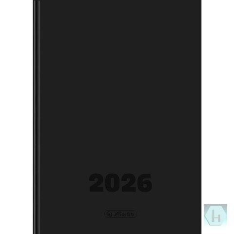 Kalendarz Herlitz standard szefa 2027 A4 dzienny DTP czarny 400213556