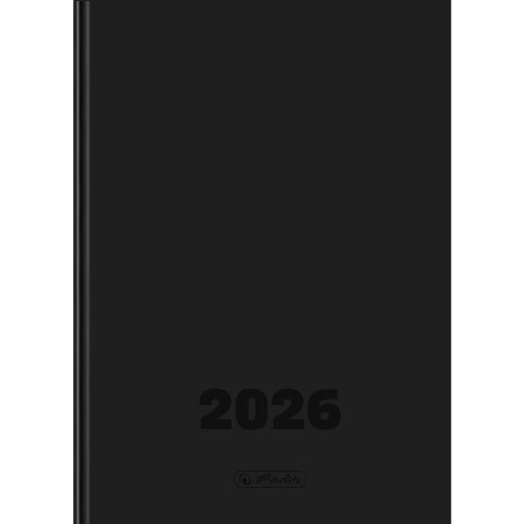Kalendarz Herlitz standard szefa 2027 A5 dzienny DTP czarny 400213554