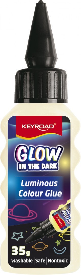 Klej w płynie KEYROAD Luminous, fluorescencyjny, pakowane na displayu, mix kolorów