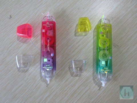 Korektor i zakreślacz w taśmie KEYROAD Jelly Gel, blister