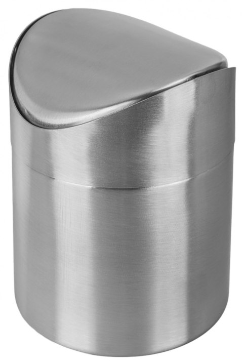 Kosz na śmieci stołowy DONAU PROFESSIONAL, 1,5l, srebrny mat