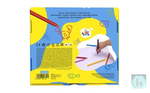 Kredki plastikowe JOVI Large Easy Grip, sześciokątne, 300 szt., mix kolorów