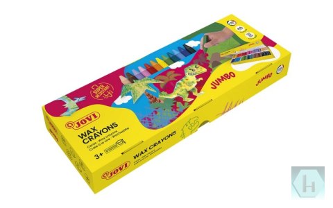 Kredki świecowe JOVI Jumbo, 300 szt., mix kolorów