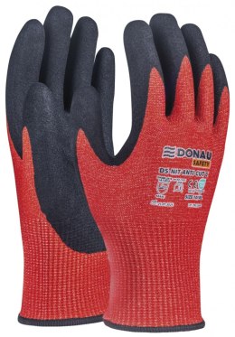 Rękawice antyprzecięciowe DONAU SAFETY DS-NIT Anti-Cut C, rozm. 11, czerwony