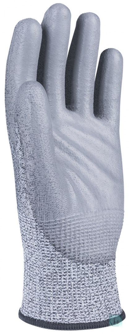 Rękawice antyprzecięciowe DONAU SAFETY DS-PU Anti-Cut C, rozm. 8, jasnoszary