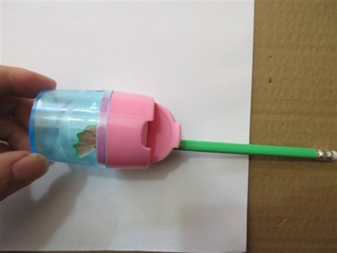 Temperówka plastikowa KEYROAD, pastel, podwójna, z pojemnikiem, blister, mix kolorów