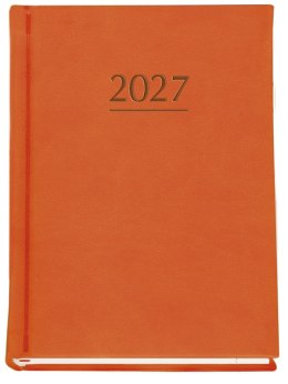 Terminarz MARTA B6 2027, pomarańczowy 120x165mm, kalendarz 1 tydzień na 2 stronach, Michalczyk i Prokop T-215V-P