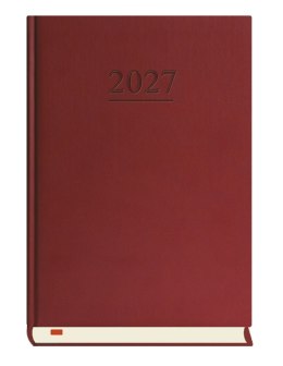 Terminarz Menadżera A5 2027, bordowy, kalendarz dzienny, Michalczyk i Prokop T-203V-B