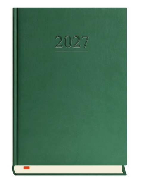 Terminarz Menadżera A5 2027, ciemno zielony, kalendarz dzienny, Michalczyk i Prokop T-203V-Z2