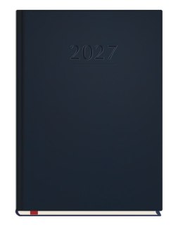 Terminarz Popularny A5 2027, granat, kalendarz 1 tydzień na 2 stronach, Michalczyk i Prokop T-209V-G