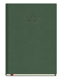 Terminarz Popularny A5 2027, zielony, kalendarz 1 tydzień na 2 stronach, Michalczyk i Prokop T-209V-Z2