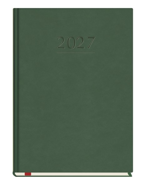 Terminarz Popularny A5 2027, zielony, kalendarz 1 tydzień na 2 stronach, Michalczyk i Prokop T-209V-Z2