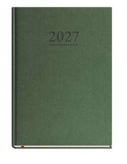 Terminarz Uniwersalny A4 2027, ciemno zielony, kalendarz tygodniowy + strona na notatki, Michalczyk i Prokop T-218V-Z2