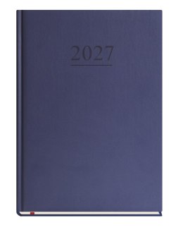 Terminarz Uniwersalny A4 2027, granatowy, kalendarz tygodniowy + strona na notatki, Michalczyk i Prokop T-218V-G