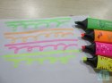 Zakreślacz KEYROAD Fluo Jungle, 1-5 mm, 4 szt., etui, mix kolorów