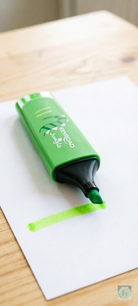 Zakreślacz KEYROAD Fluo Jungle, 1-5 mm, 4 szt., etui, mix kolorów
