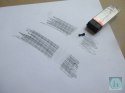 Zestaw szkolny KEYROAD Black Pencil Set, 2x czarny ołówek + gumka + temperówka, blister, czarny