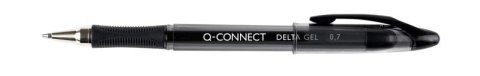 Długopis żelowy szybkoschnący Q-CONNECT, 0,7mm, czarny