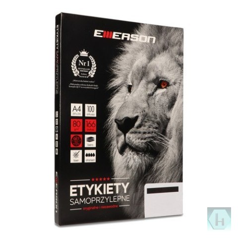 Etykiety A4 105x48mm białe nr031 (100sztuk) EMERSON eta4105.048