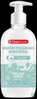 Kremowe mydło do rąk CLEANHANDS, 500ml, pralina i kokos