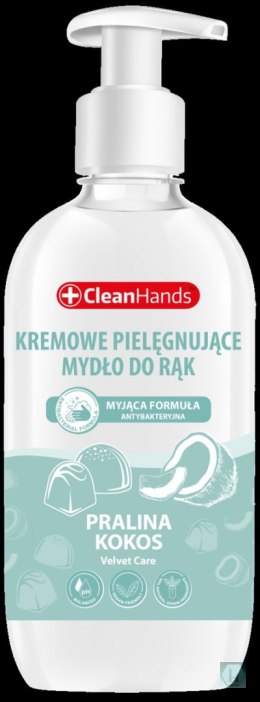 Kremowe mydło do rąk CLEANHANDS, 500ml, pralina i kokos