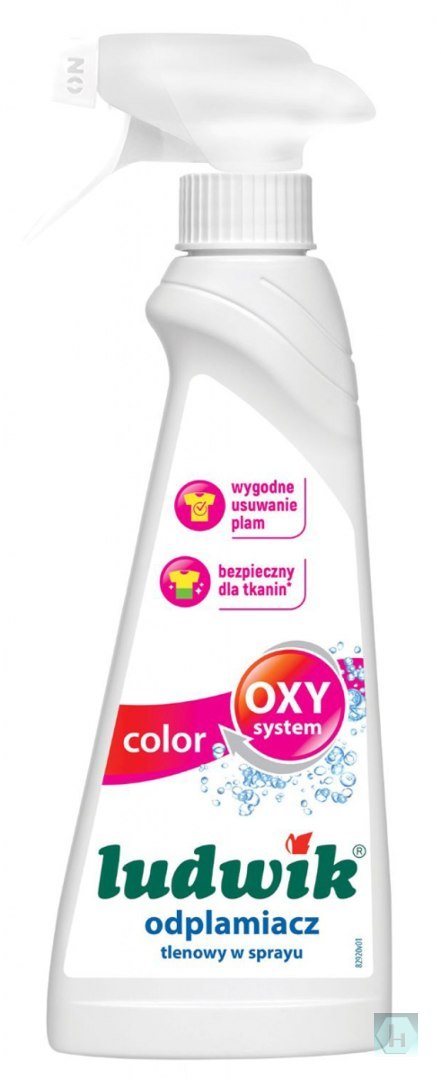 Odplamiacz tlenowy w sprayu do tkanin kolorowych LUDWIK, 250ml