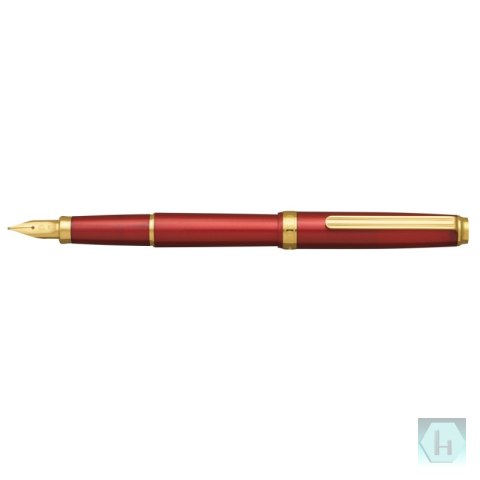 Pióro wieczne Platinum BISO Flame Red F, w pudełku, czerwone