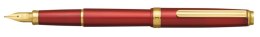 Pióro wieczne Platinum BISO Flame Red F, w pudełku, czerwone