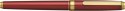 Pióro wieczne Platinum BISO Flame Red F, w pudełku, czerwone