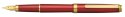Pióro wieczne Platinum BISO Flame Red M, w pudełku, czerwone