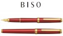 Pióro wieczne Platinum BISO Flame Red M, w pudełku, czerwone