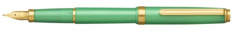 Pióro wieczne Platinum BISO Mint Green F, zielone