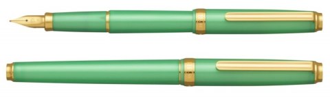 Pióro wieczne Platinum BISO Mint Green F, zielone