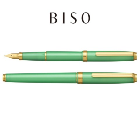 Pióro wieczne Platinum BISO Mint Green F, zielone