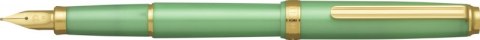 Pióro wieczne Platinum BISO Mint Green F, zielone