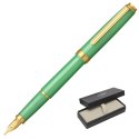 Pióro wieczne Platinum BISO Mint Green M, zielone