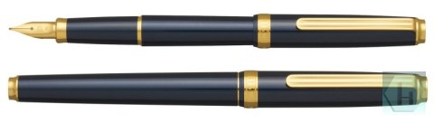 Pióro wieczne Platinum BISO Nebula Black F, w pudełku, czarne