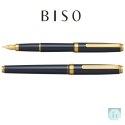 Pióro wieczne Platinum BISO Nebula Black F, w pudełku, czarne