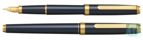 Pióro wieczne Platinum BISO Nebula Black M, w pudełku, czarne