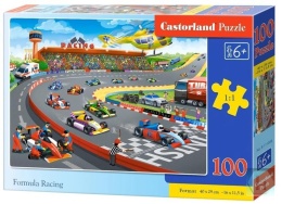Puzzle 100-el. Formula Racing B-111046, Castorland