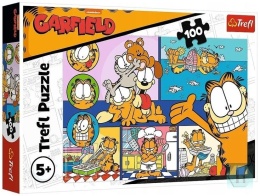 Puzzle 100-el Leniwy Garfield 165210, Trefl