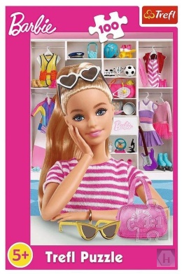 Puzzle 100-el Poznaj Barbie 16458, Trefl