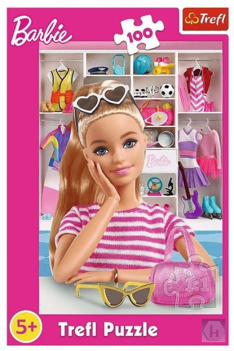 Puzzle 100-el Poznaj Barbie 16458, Trefl