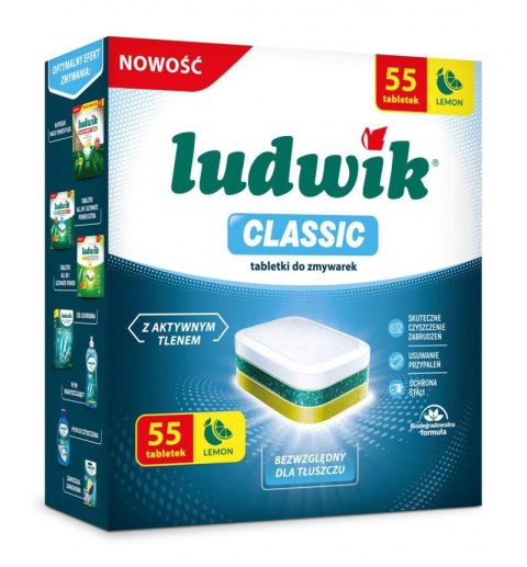 Tabletki do zmywarek Classic LUDWIK, 55 szt.