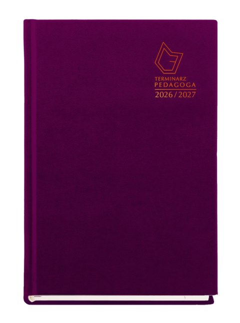 Terminarz PEDAGOGA 2026/2027, BORDO A5, Michalczyk i Prokop T-150V-B